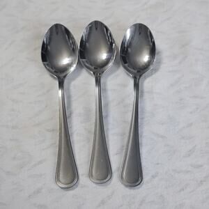 5 Oneida Levi Stainless Steel Teaspoons 7" Vietnam
